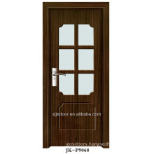 interior mdf wooden pvc glass door